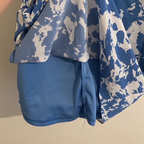 MISS LOLA Blue & white patterned dress - Picture 8 of 8